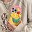For iPhone 16 Pro Silicone Case Cute Chicken Design Shockproof Phone Back Cover - 3
