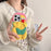 For iPhone 16 Pro Silicone Case Cute Chicken Design Shockproof Phone Back Cover - 4