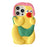 For iPhone 15 Pro Max Silicone Case Cute Chicken Design Shockproof Phone Back Cover - 1