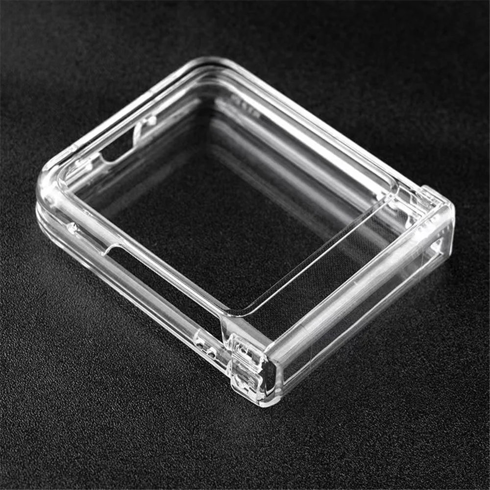 For Samsung Galaxy Z Flip7 5G Shockproof Case Crystal Clear PC Phone Shell 3-Piece Design Phone Cover - 4