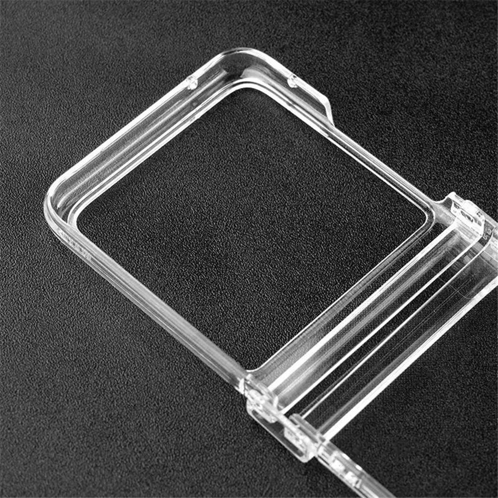 For Samsung Galaxy Z Flip7 5G Shockproof Case Crystal Clear PC Phone Shell 3-Piece Design Phone Cover - 5