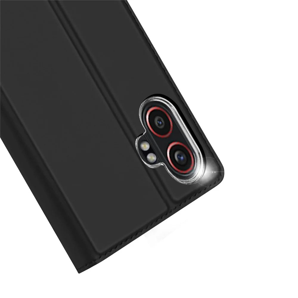 DUX DUCIS For Samsung Galaxy XCover7 Pro Case  Skin Pro Series Leather Stand Cover Card Holder - Black - 3