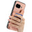 For Google Pixel 9a Case with Card Holder Kickstand Leather + TPU + PC Phone Cover - Pink - 7