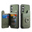 For Samsung Galaxy A36 5G Case with Card Holder Kickstand Leather + TPU + PC Phone Cover - Green - 2