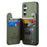 For Samsung Galaxy A36 5G Case with Card Holder Kickstand Leather + TPU + PC Phone Cover - Green - 4