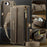 CASEME For iPhone 17e / 16e Case  C39 RFID Blocking Zipper Wallet Stand Leather Cover with Strap - Brown - 5
