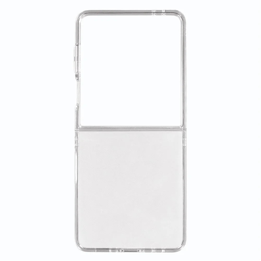For Samsung Galaxy Z Flip7 5G Case Slim Hard PC Shockproof Phone Back Cover - Transparent - 2