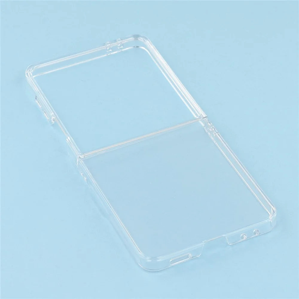 For Samsung Galaxy Z Flip7 5G Case Slim Hard PC Shockproof Phone Back Cover - Transparent - 4