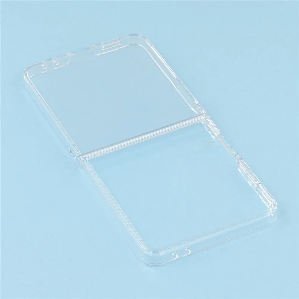 For Samsung Galaxy Z Flip7 5G Case Slim Hard PC Shockproof Phone Back Cover - Transparent - 5