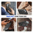 For iPhone 15 Case Compatible with MagSafe Kickstand TPU PC Phone Cover - Black - 7