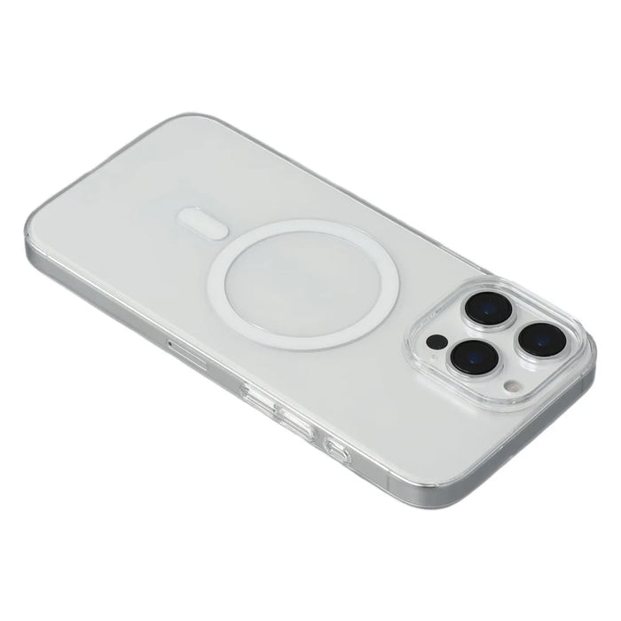 JAUCASE For iPhone 16 Pro Max Crystal Clear Case Compatible with MagSafe Hard PC Phone Back Cover - 4