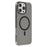JAUCASE For iPhone 16 Pro Magnetic Case Hard PC Clear Back Phone Cover - Transparent Black - 1