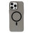 JAUCASE For iPhone 16 Pro Magnetic Case Hard PC Clear Back Phone Cover - Transparent Black - 3