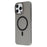 JAUCASE For iPhone 16 Pro Magnetic Case Hard PC Clear Back Phone Cover - Transparent Black - 4