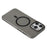 JAUCASE For iPhone 16 Pro Magnetic Case Hard PC Clear Back Phone Cover - Transparent Black - 6