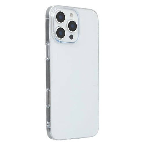 JAUCASE For iPhone 16 Pro Case Anti Drop Hard PC Clear Back Phone Cover - Transparent - 1