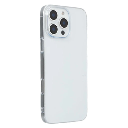 JAUCASE For iPhone 16 Pro Case Anti Drop Hard PC Clear Back Phone Cover - Transparent - 1