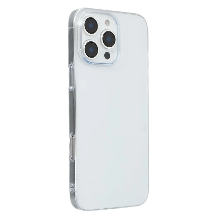 JAUCASE For iPhone 16 Pro Case Anti Drop Hard PC Clear Back Phone Cover - Transparent - 1