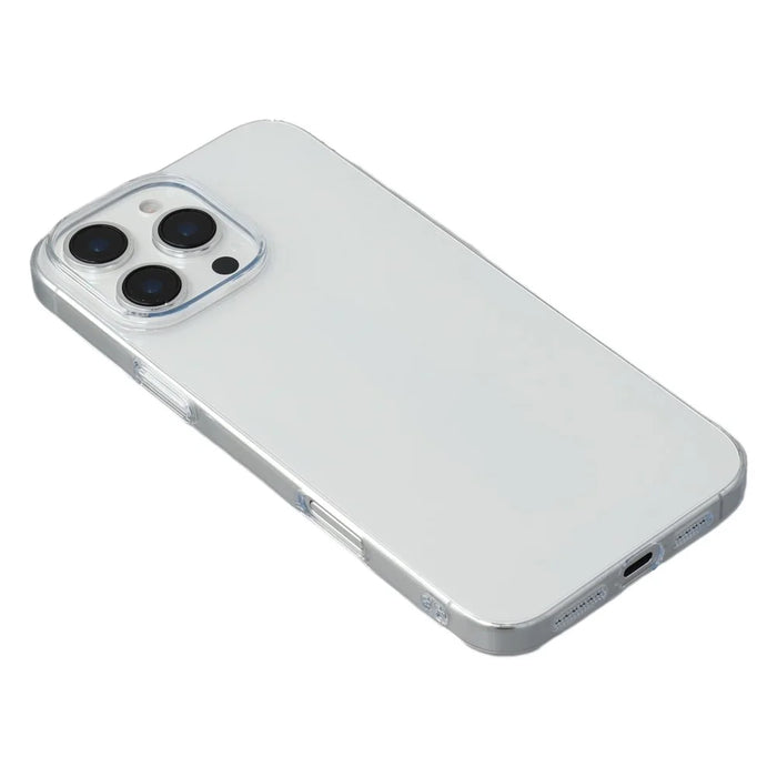 JAUCASE For iPhone 16 Pro Case Anti Drop Hard PC Clear Back Phone Cover - Transparent - 5