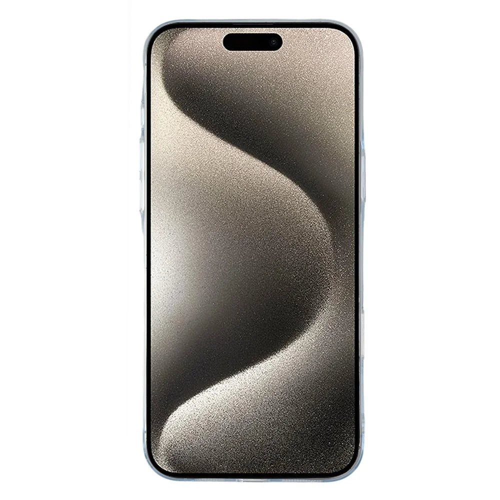 JAUCASE For iPhone 15 Pro Case Anti Drop Hard PC Clear Back Phone Cover - Transparent - 2