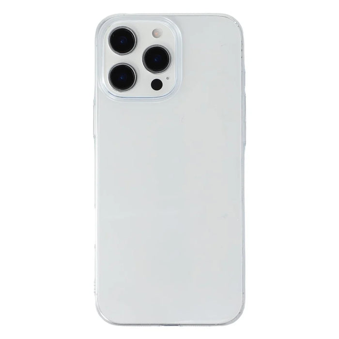 JAUCASE For iPhone 14 Pro Case Anti Drop Hard PC Clear Back Phone Cover - Transparent - 1