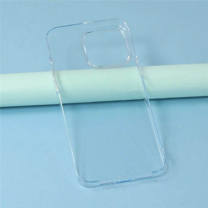 JAUCASE For iPhone 14 Pro Case Anti Drop Hard PC Clear Back Phone Cover - Transparent - 5