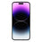 JAUCASE For iPhone 14 Pro Case Matte Clear Hard PC Phone Back Cover - Transparent Black - 2