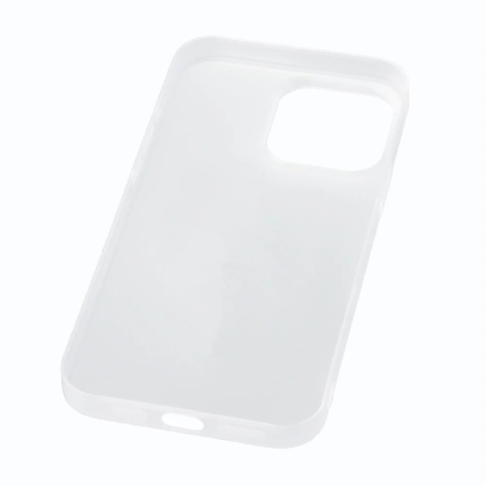 JAUCASE For iPhone 16 Pro Max Case Matte Clear Hard PC Phone Back Cover - Transparent - 7