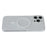 JAUCASE For iPhone 15 Pro Magnetic Case Matte Clear Hard PC Phone Back Cover - White - 3