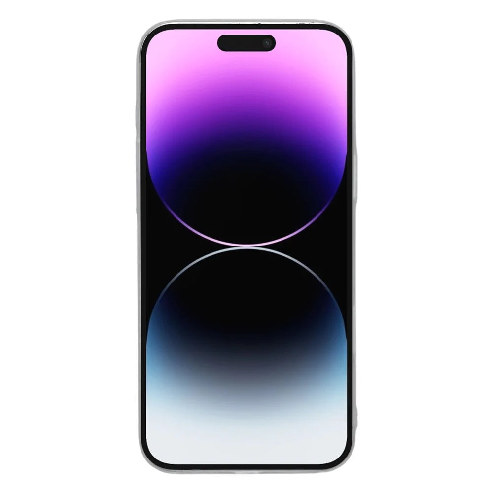 JAUCASE For iPhone 14 Pro Max Magnetic Case Matte Clear Hard PC Phone Back Cover - White - 2