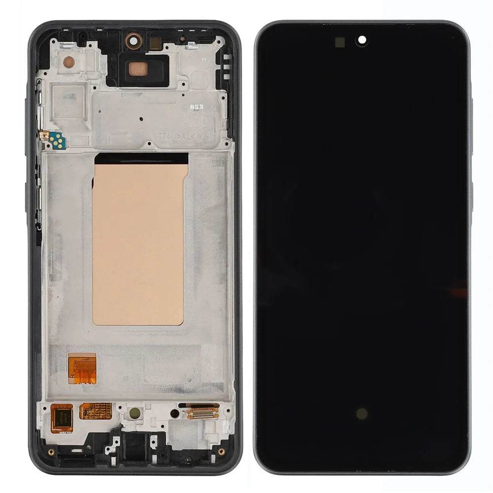 For Samsung Galaxy A36 5G A366 Grade C OLED Screen and Digitizer Assembly + Frame (Without Logo) - 1