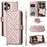 For Nothing CMF Phone 2 Pro Case with Shoulder / Wrist Strap Leather Phone Cover Stand Wallet - Pink - 1