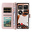 For Nothing CMF Phone 2 Pro Case with Shoulder / Wrist Strap Leather Phone Cover Stand Wallet - Pink - 4