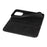 Stand Case for iPhone 13 Pro Max / 12 Pro Max Magnetic Closure Skin Touch Leather Flip Phone Cover with Wallet - Black - 6