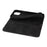 For iPhone 15 Plus  /  14 Plus Stand Case Magnetic Closure Skin Touch Leather Flip Phone Cover with Wallet - Black - 6