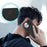 For iPhone 15 Pro Max Stand Case Magnetic Closure Skin Touch Leather Flip Phone Cover with Wallet - Black - 6