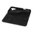 For iPhone 16 Stand Case Magnetic Closure Skin Touch Leather Flip Phone Cover with Wallet - Black - 6