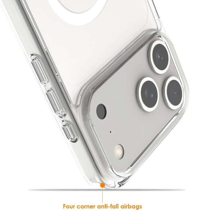 For iPhone 17 Pro Crystal Clear Case Compatible with MagSafe TPU + PC Phone Cover - 4