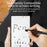For Samsung Galaxy S25 Edge Case Skin-Touch PU Leather + PC Phone Cover with Stylus - Carbon Fiber Texture - 3