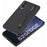 For Samsung Galaxy S25 Edge Case Skin-Touch PU Leather + PC Phone Cover with Stylus - Carbon Fiber Texture - 5