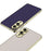 For Samsung Galaxy S25 Edge Case Skin-Touch PU Leather + PC Electroplated Phone Cover - Dark Purple - 4