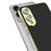 For Samsung Galaxy S25 Edge Case Skin-Touch PU Leather + PC Electroplated Phone Cover - Dark Purple - 7