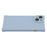 For iPhone 13 Case Compatible with MagSafe Straight Edge TPU Phone Cover with Camera Lens Protector - Blue - 4