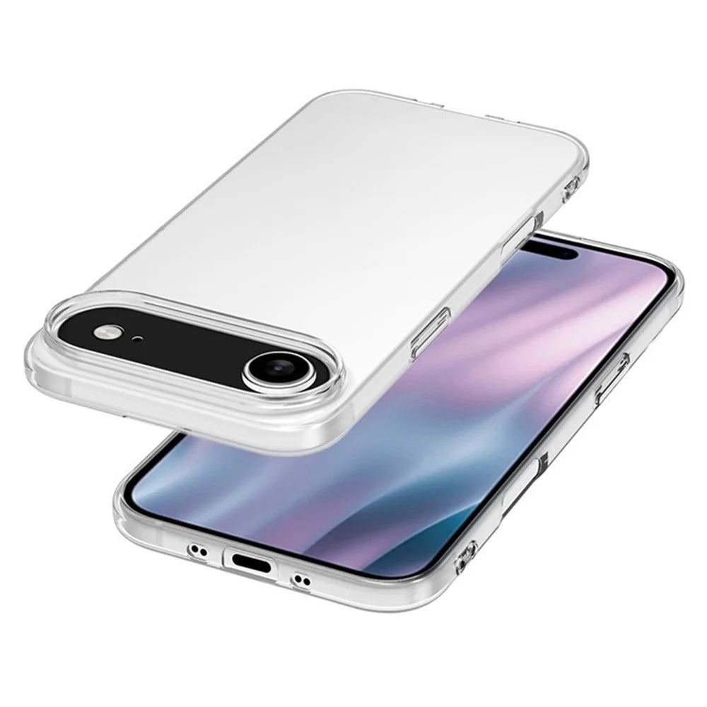 For iPhone Air Case Slim Fit Transparent Soft TPU Phone Cover - 3