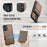 JEEHOOD For Samsung Galaxy A24 4G (162.1 x 77.6 x 8.3mm) Leather Back Cover Magnetic Case  J06 Phone Case with Card Bag RFID Blocking - Brown - 5