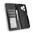 For Ulefone Note 19 Leather Case Wallet Stand Retro Texture Phone Cover - Black - 5