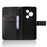 For TCL 60 NxtPaper 4G Leather Wallet Case with Strap Diamond Texture Phone Cover - Black - 5