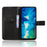 For Doogee Note 59 Pro / Doogee Note 59 Leather Wallet Case with Strap Diamond Texture Phone Cover - Black - 6