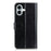 For iPhone 17 Case Crazy Horse Texture PU Leather Phone Stand Cover - Black - 6