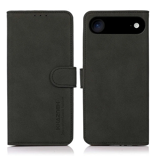 KHAZNEH For iPhone Air Case PU Leather Wallet Stand Phone Cover - Black - 1